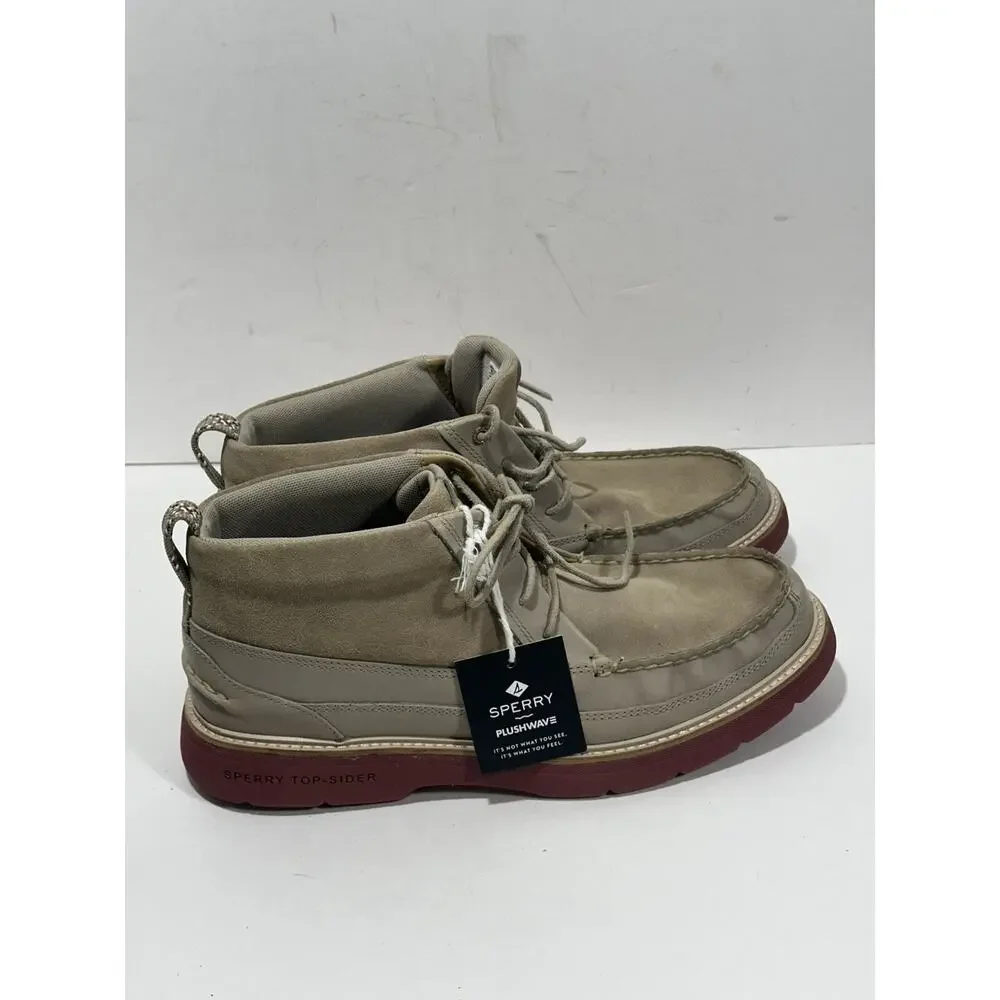 Sperry Men's Authentic Plushwave Birch Lug‎ Chukka Boots STS24469 Tan Size 12